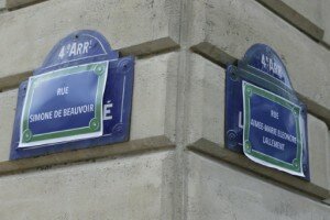 Rue Simone de Beauvoir Rue Aimee-Marie Eleonore Lallement - ©Thomas Samson